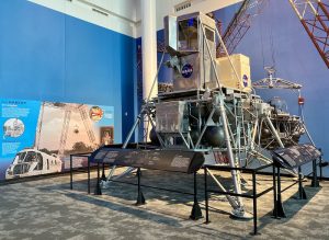 Lunar Excursion Module on display.